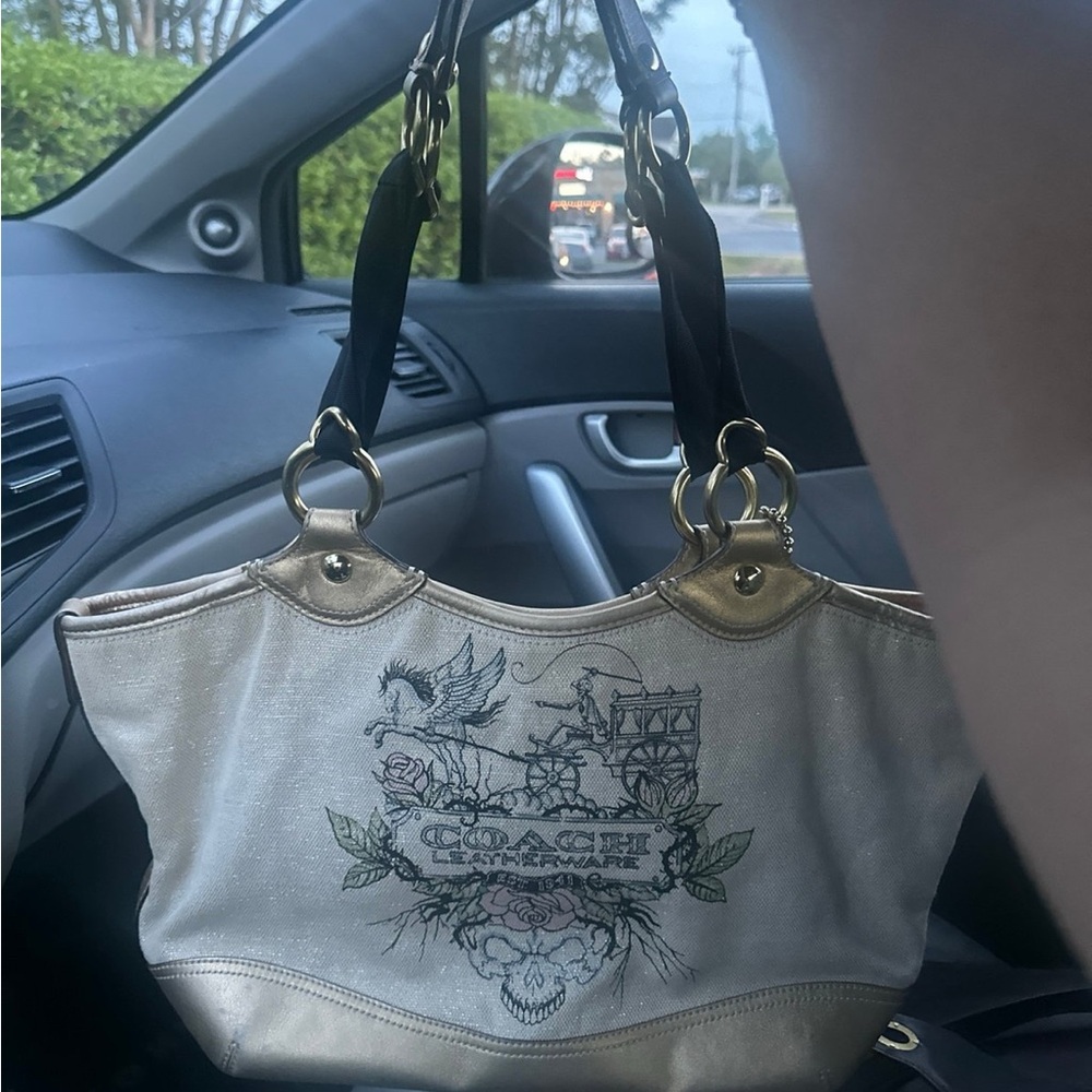 ✨SOLD Coach Vintage Tattoo Bag